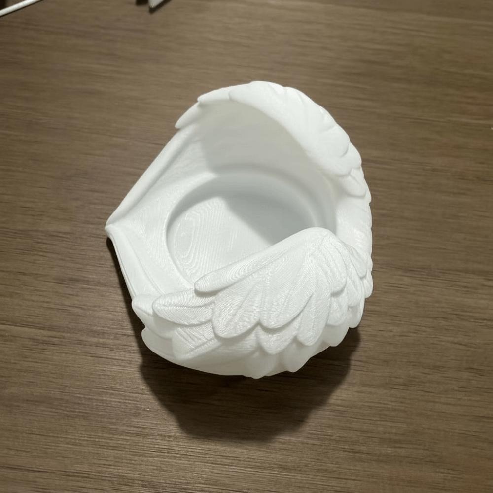 Пластиковый 3D-печатный подсвечник-крылья Устойчивый Декоративный подсвечник Подсвечник Художественная тарелка для демонстрации украшений Декор для камина