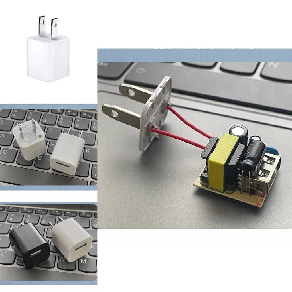 Универсальный USB-адаптер-зарядное устройство 5V 1A для смартфонов и мелкой бытовой техники с сертификацией FCC CE