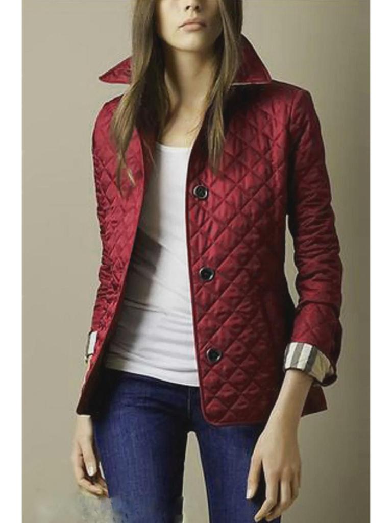 Стильная европейская и американская мода Лацкан Однобортный Приталенный Хлопковый Пиджак