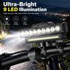 USB Rechargeable Bike Front Lights 9LED Cycling Flashlight Universal MTB Head Lamp  Night Riding