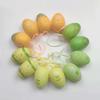 12Pcs/Set Cartoon Easter Hand Painted Egg Easter Egg Artificial Egg Pendant  Party Decoration