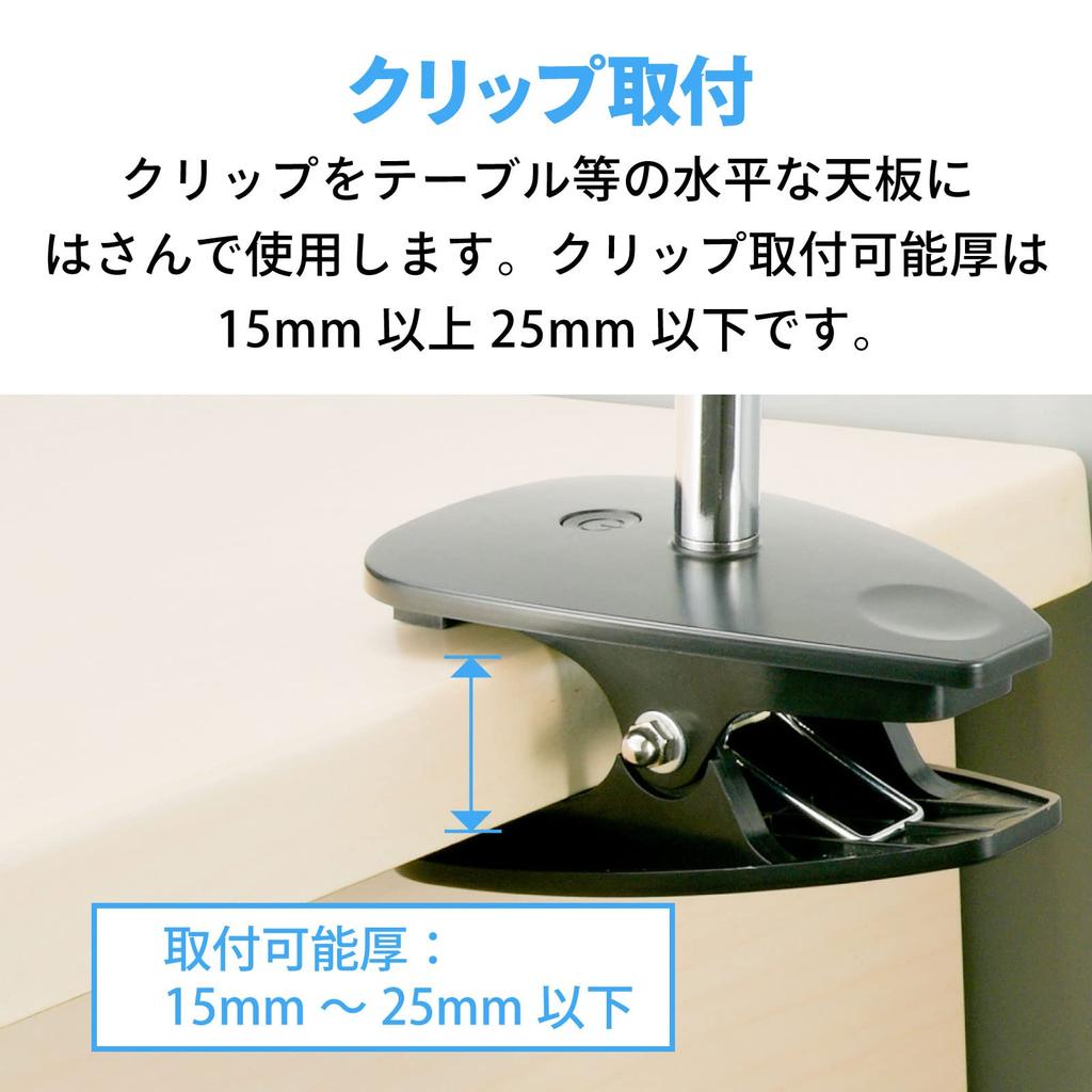 Ohm Electric LED Clip Light Spotlight Непрямое освещение Питание от USB Питание от переменного тока Нейтральный Белый Черный OHM LTC-LC12S2-KN 06-0907