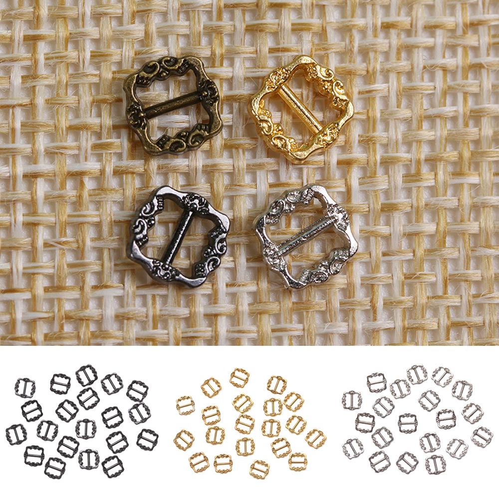 Girls Toys Diy Dolls Buckles Tri-glide Buckle Pattern Belt Buttons Doll Bags Accessories