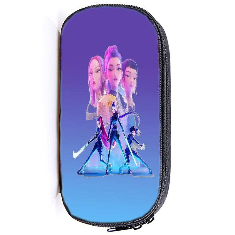 Пенал Huntrix Kpop Demon Hunters для студентов с несколькими отделениями