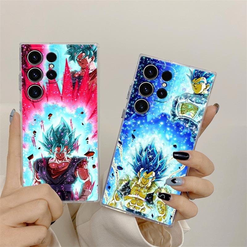 Dragons Balls Super Son Goku Vegeta S26 Ultra Case For Samsung Galaxy S25 S26 S24 S23 Ultra S22 S20 Plus S21 FE A57 Phone Cover