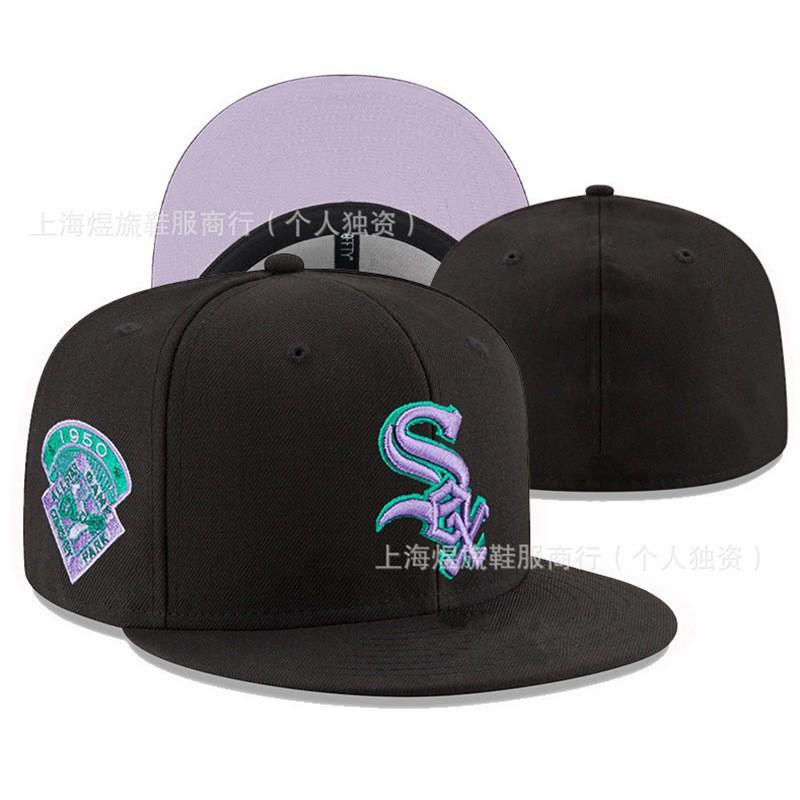 Mens Flat Brim Baseball Cap Closed Back Breathable Hip Hop Style Multiple Sizes