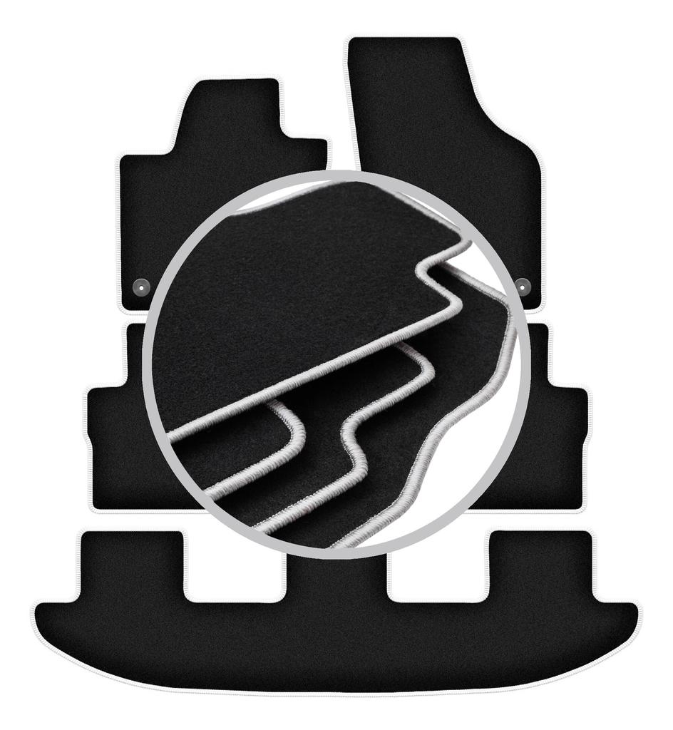 CARLUX-SILVER car mats for: Seat Alhambra II minivan (2010-)