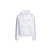 Adidas Оригинальная толстовка с трилистником и контрастной строчкой, повседневный спортивный пуловер, мужская толстовка с капюшоном белого цвета GN3892