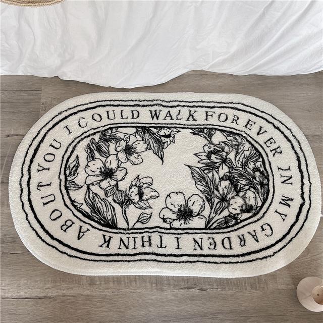 Нескользящий коврик для ванной Ins Style, коврик для двери, впитывающие ковры, входные коврики, коврики для балкона, крыльца, коврик для гостиной, ванной комнаты