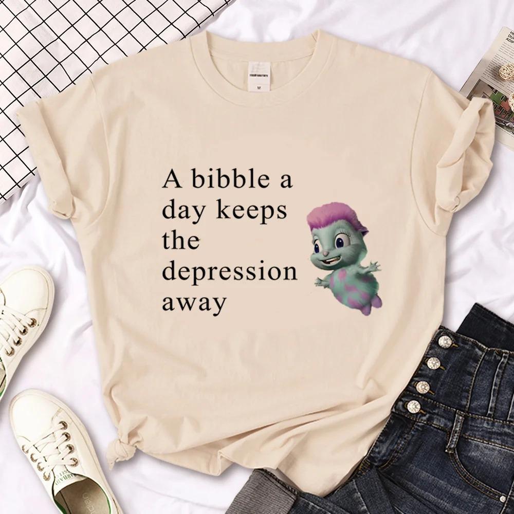 100% Хлопковая Футболка Биббл Графический Принт Мультяшная Унисекс Одежда Топы для Девочек Летняя Футболка Повседневная Одежда Оверсайз Унисекс Футболка