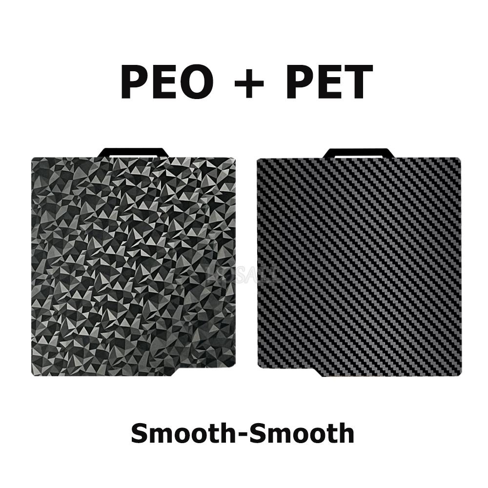 X1C P1P P1S A1 X1 Строительная пластина для Bambu Lab Пластина Гладкий лист PEI PEO PET для 3D-принтера Bambulabs x1 p1p Пластина с эффектом подогреваемого стола