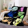 1pc Galaxy Friends Adventure flannel Blanket for Super Soft Cute Comfort Blanket for Travel Bedding Couch Sofa Blanket Y73011