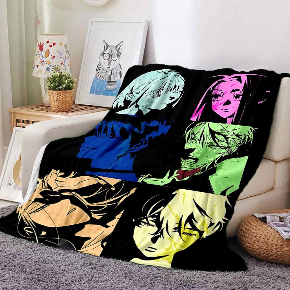 1pc Galaxy Friends Adventure flannel Blanket for Super Soft Cute Comfort Blanket for Travel Bedding Couch Sofa Blanket Y73011