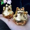 Счастливый Денежный Кот Подставка для Благовоний Золотой Фэн-шуй Удача Домашний/Офисный Декор Символы Процветания Аксессуар для Медитации