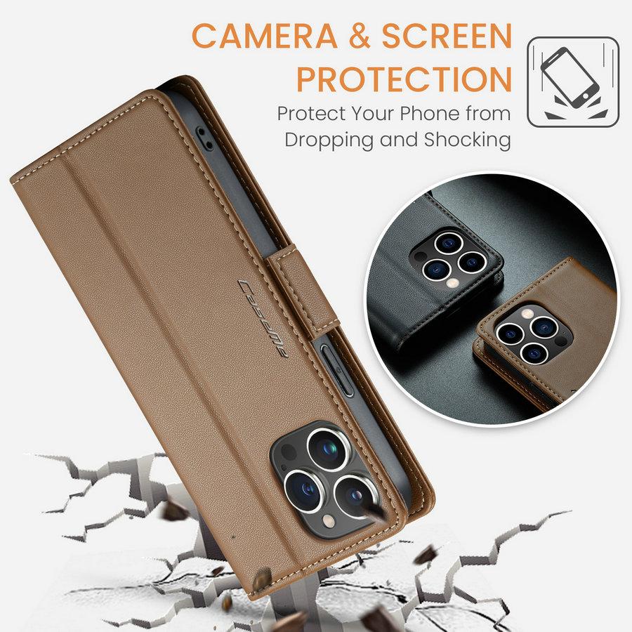 CaseMe Wallet Leather Case for iPhone 15 Pro Max 15 Plus 14 Pro Max 13 12 11 Book Wallet case Magnetic Phone case for iPhone 15