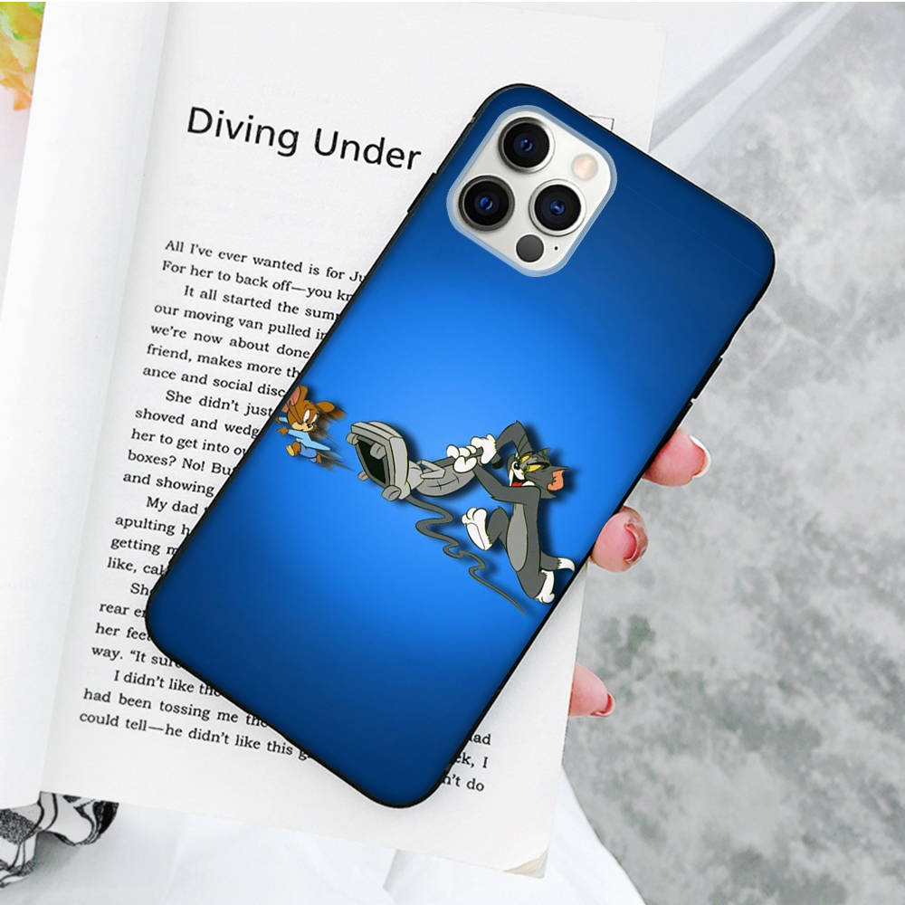 Мягкий чехол JT48 Mouse Cat Tom and Jerry для OPPO Reno 8 6 5 4 Pro Plus Find X3 A17 A3 A31 A38 A40 A53 A54 A55 A74 A76 A78 A77 A80 A94 A95 A96 Lite