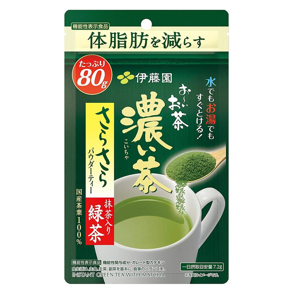 ITO EN растворимый зелёный чай с матча с катехином, 80 гр