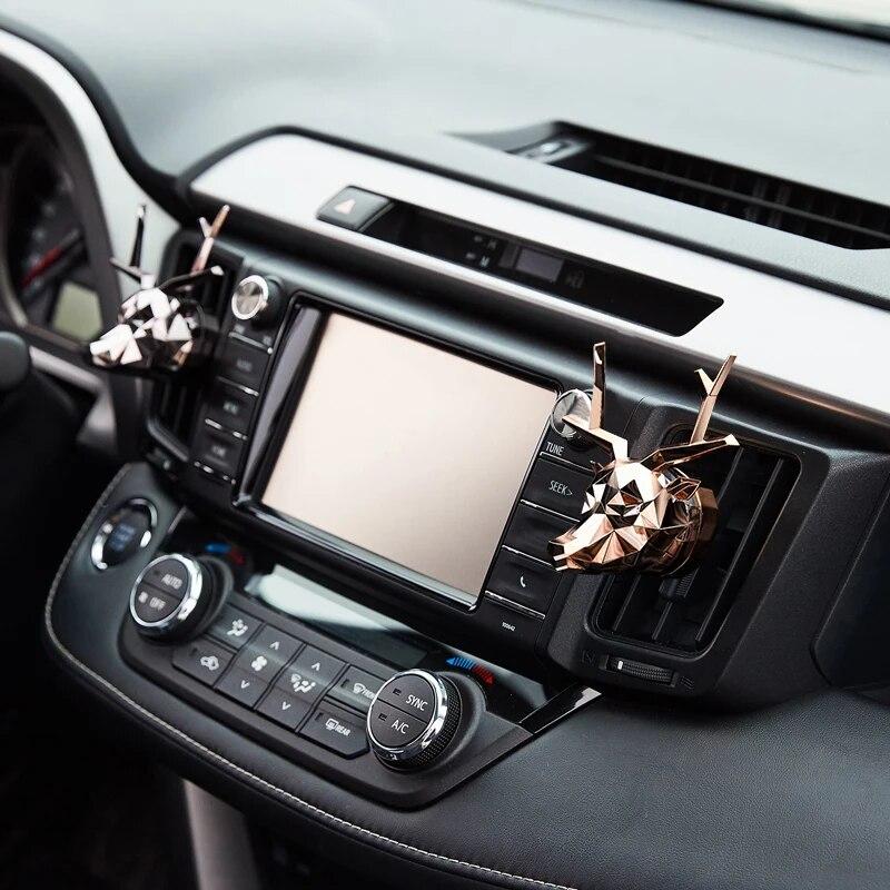 Без коробки, без духов, крутой освежитель воздуха с изображением оленя, бульдог, автомобильные духи, хороший запах для автомобильного диффузора, автоароматизатор