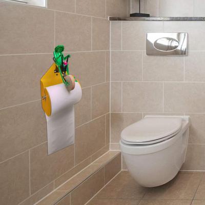 Держатель для рулонной бумаги в виде лягушки, настенное крепление для ванной комнаты, кухни, одноколесный велосипед, туалетная бумага с животными, диспенсер для полотенец, стеллаж для хранения, подарки на день рождения