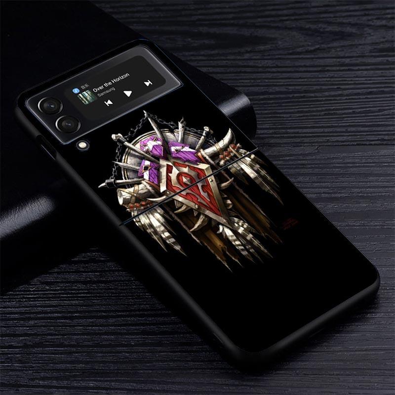 W-World Of W-Warcraft W-Wow Z Flip 7 Phnoe Case For Samsung Z Flip 6 5 4 3 5G Galaxy ZFlip7 ZFlip4 ZFlip5 ZFlip6 ZFlip3 Phone Co