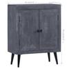 Mango Solid Wood Sideboard 60 x 30 x 76 cm