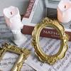 Golden Retro Photo Frame Decorative European Victorian Style Jewelry Decor Pictures Frames Home Ornaments Photography Background