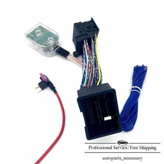 Добавьте адаптер усилителя к магнитоле с проводом включения усилителя для Chevy GMC 2010-2017