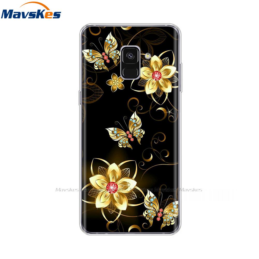 Чехол для Samsung Galaxy A8 2018 A530 Силиконовый чехол для Samsung A8 Plus 2018 A730 Мягкий чехол из ТПУ для корпуса телефона Galaxy A8 A 8