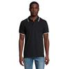 Mens Practice Contrast Polo Shirt
