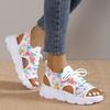 2024 Summer Waterproof Sandals Women Breathable Large Size Sneakers Casual Platform Open Toe Shoes Fashion Platform Sandals