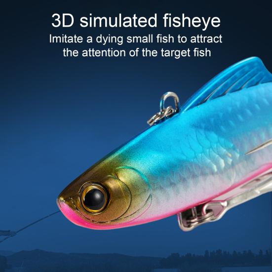 Рыболовная приманка VIB 10 см/33 г с крючками, тонущая светоотражающая 3D жесткая искусственная приманка для ловли пресноводной соленой форели, окуня, судака, аксессуары