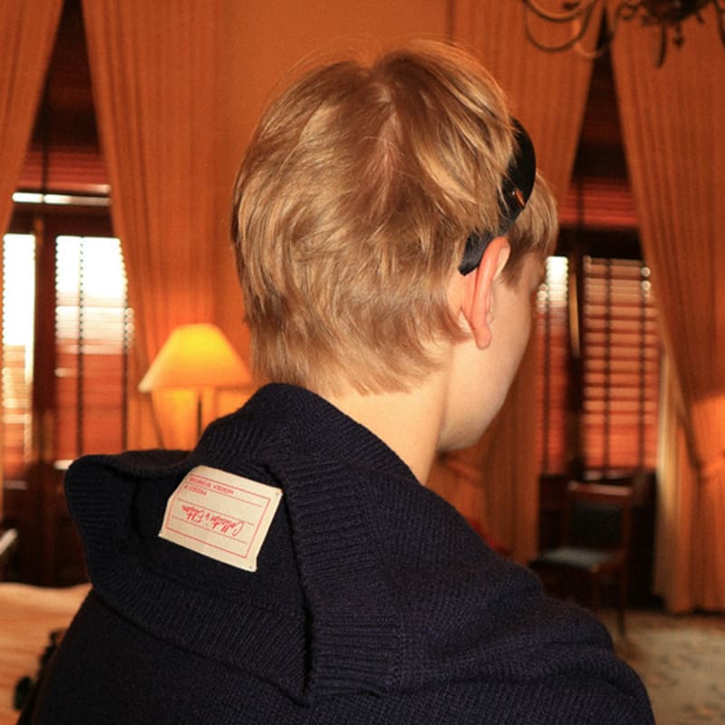 Хаккеш Шелковая повязка на голову_Черная