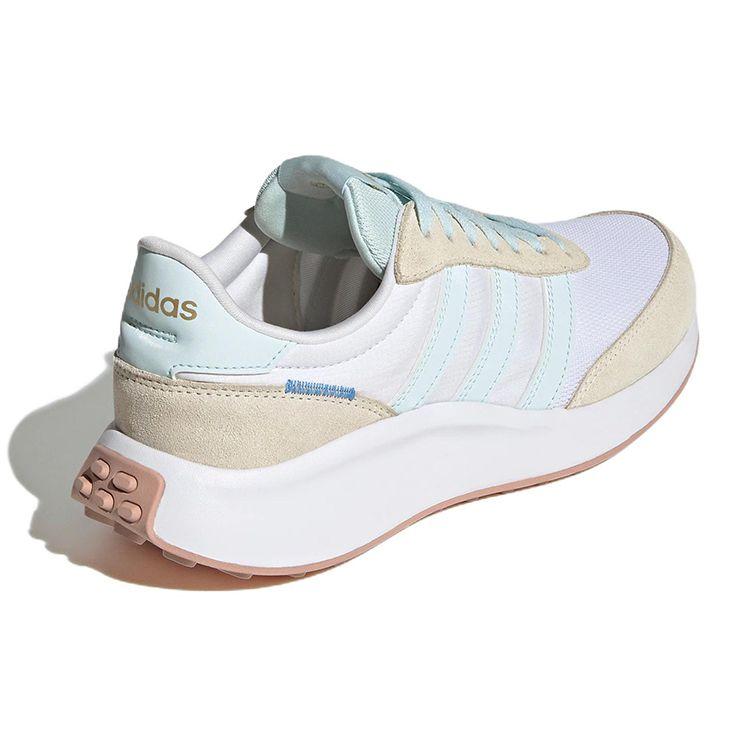 Adidas Neo Run 70S Ткань Сетка Замша Спорт Прочные Дышащие Низкие Кроссовки Женские кроссовки Белый Синий GX1724