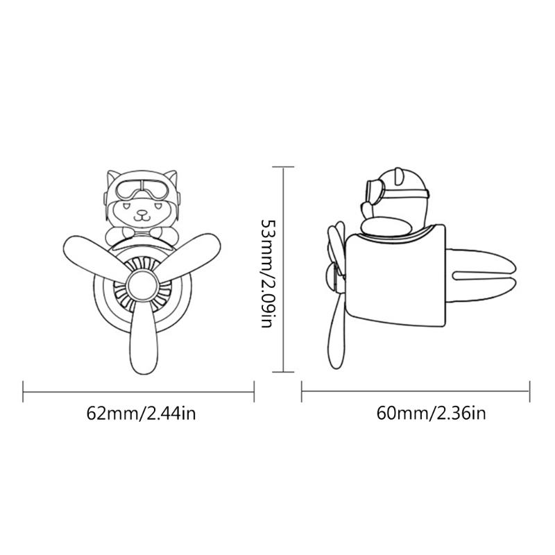 Стайлинг Авто Ароматерапия Хаски/ Медведь Диффузор для духов Вентиляционное отверстие Прекрасные Автоаксессуары Сувенир Подарок