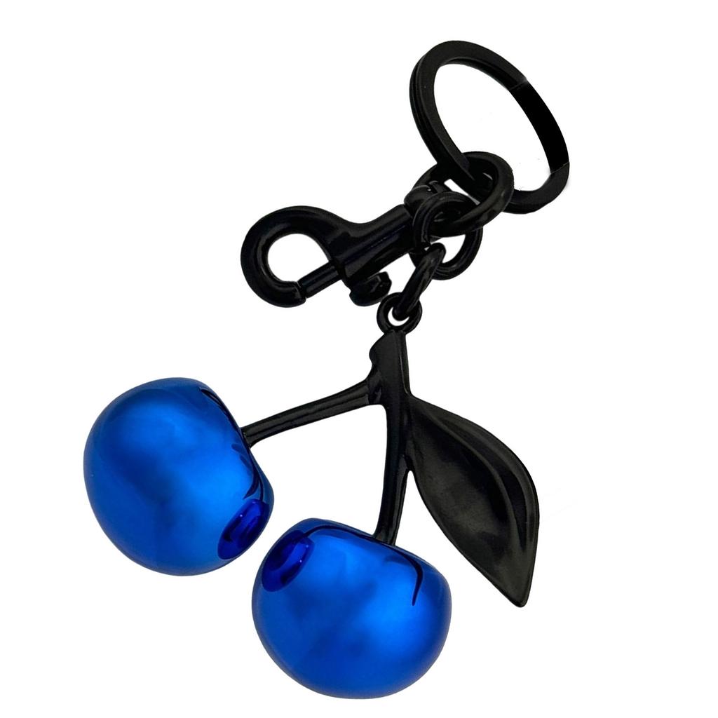 Стильные брелоки Blue Cherry, уникальные дизайны, подвесное украшение для сумок и ключей, подарок для любителей моды