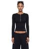 BADBLOOD Everyday Zip Henley Long Sleeve T-Shirt - Black