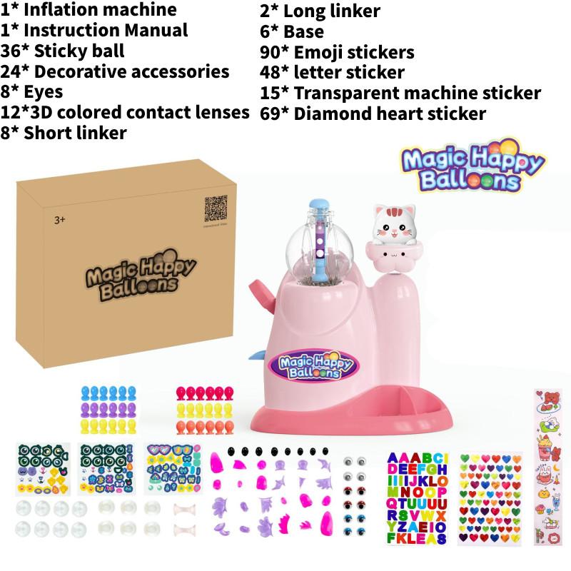 Трансграничная игрушка Bobo Sticky Play Сделай сам Прыгающий мяч с генератором пузырей для детей