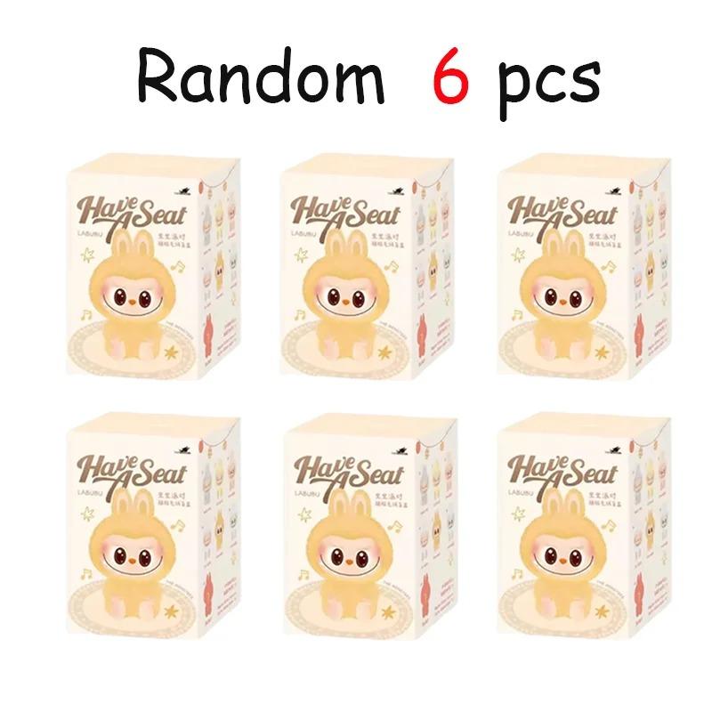 Labubu V1 V2 V3 Серия Энергия Сердцебиение Макарон Эмаль Лицо Монстра Слепая Коробка ПВХ Фигурка Настольное Украшение Милая Кукла Подарок на День Рождения для Детей