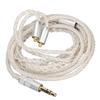 MMCX Headphone Cable 8 Strands Silver Plated Copper Headphone Upgrade Cable for SE215 SE315 SE425 SE535 SE846 TK200 T100