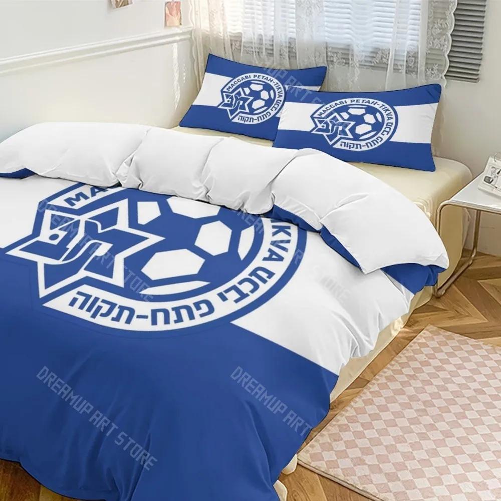 3D Печать Постельное белье Maccabi Petah Tikva Комплект Двуспальный Queen King Полный Размер Пододеяльник Наволочка Постельное Белье Мальчики Девочки Взрослые Домашний Текстиль