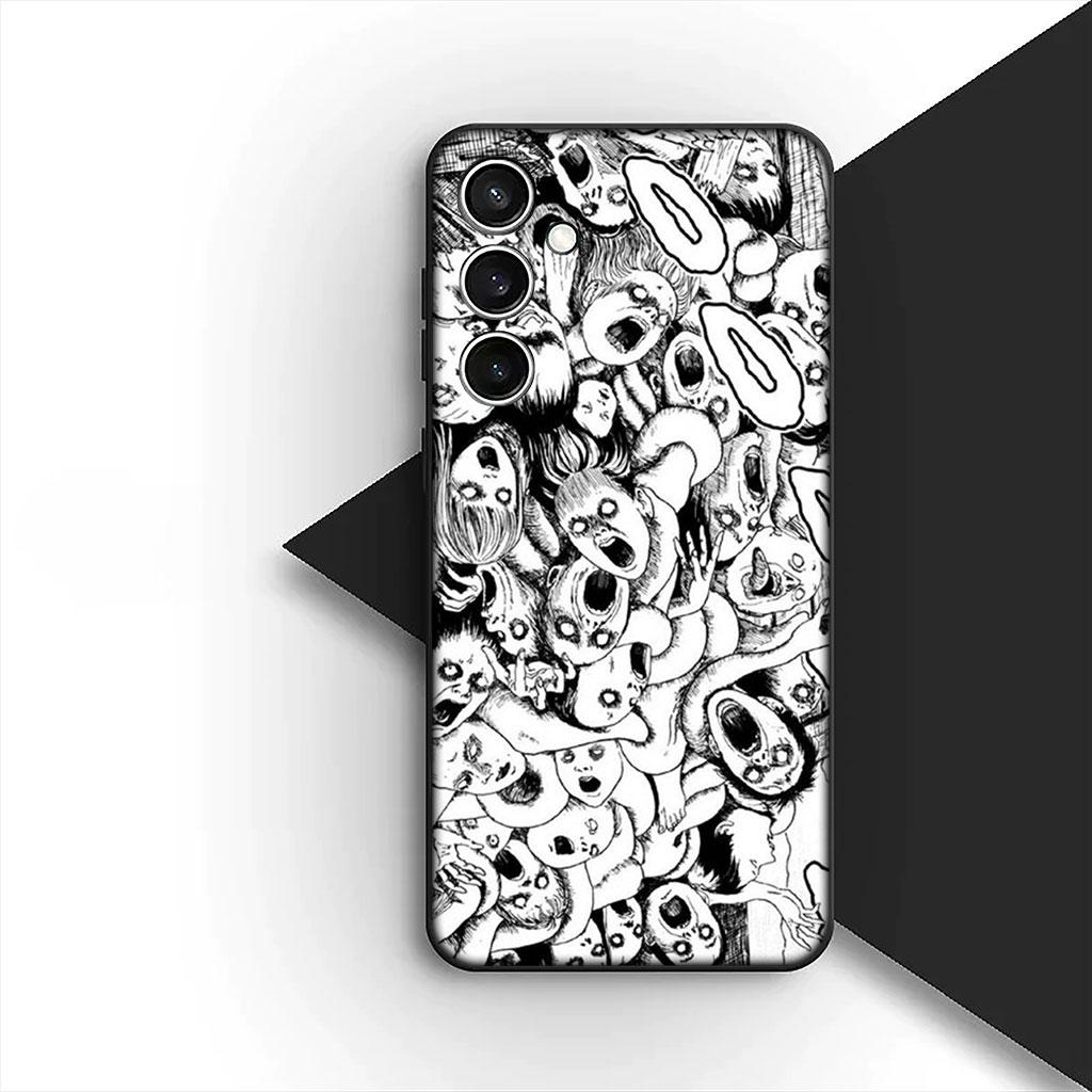 Чехол для телефона для Xiaomi Poco C75 C65 C71 C85 X7 X6 X5 M7 F7 F8 Ultra F6 Pro 5G Корпус Мягкий чехол Хоррор Дзюндзи Ито Томиэ Мультфильм