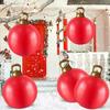 60CM Inflatable Christmas Ball with Handle Thicker PVC Large Solid Color Leakproof