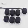 For Recording 10Pcs MIC Windshield Foam Replaceable Wind proof Soft Plosives Reduction Lapel MIC Sponge Cap