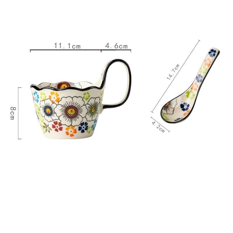 400 мл керамическая кружка с ручкой и ложкой, тисненый дизайн, подарочные кружки в винтажном стиле, кофейные чашки, посуда для напитков, чайные чашки, столовые приборы для питья