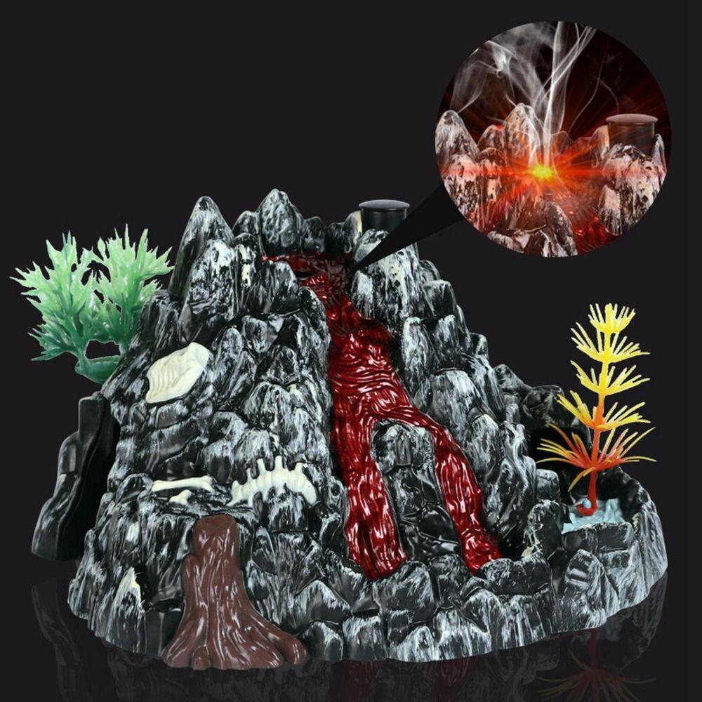 Electric Dinosaur Simulation Volcano Volcano Simulation Scene Figure Scene Decorations