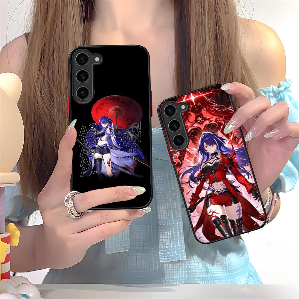 Силиконовый чехол HSR Acheron для мобильного телефона Samsung Galaxy S26 S25 S24 S23 S22 S21 Plus FE Ultra Цветной чехол