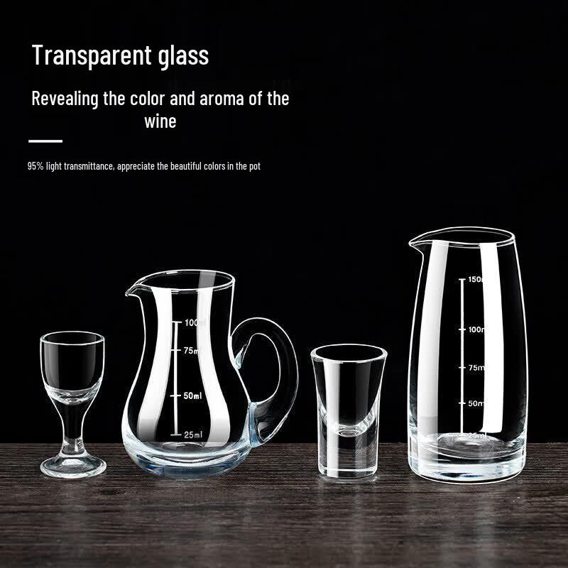 Multi-Purpose Glass Wine & Baijiu Decanter Set