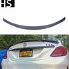 Brabus Style Carbon Fiber Rear Wing Spoiler for 2014-2021 Mercedes-Benz C-Class W205 Sedan