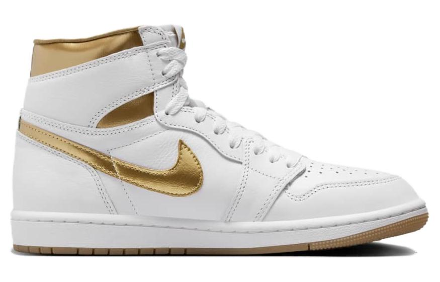 Jordan 1 Ретро Высокие OG Металлик Золотой Женские FD2596-107