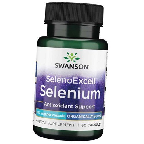 Селен, SelenoExcell Selenium, Swanson 60капс (36280056)